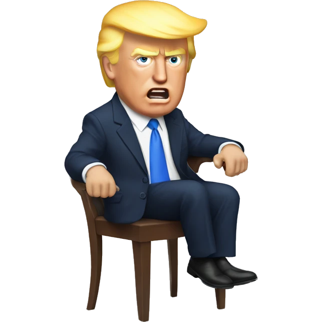  Trump powering down  emoji
