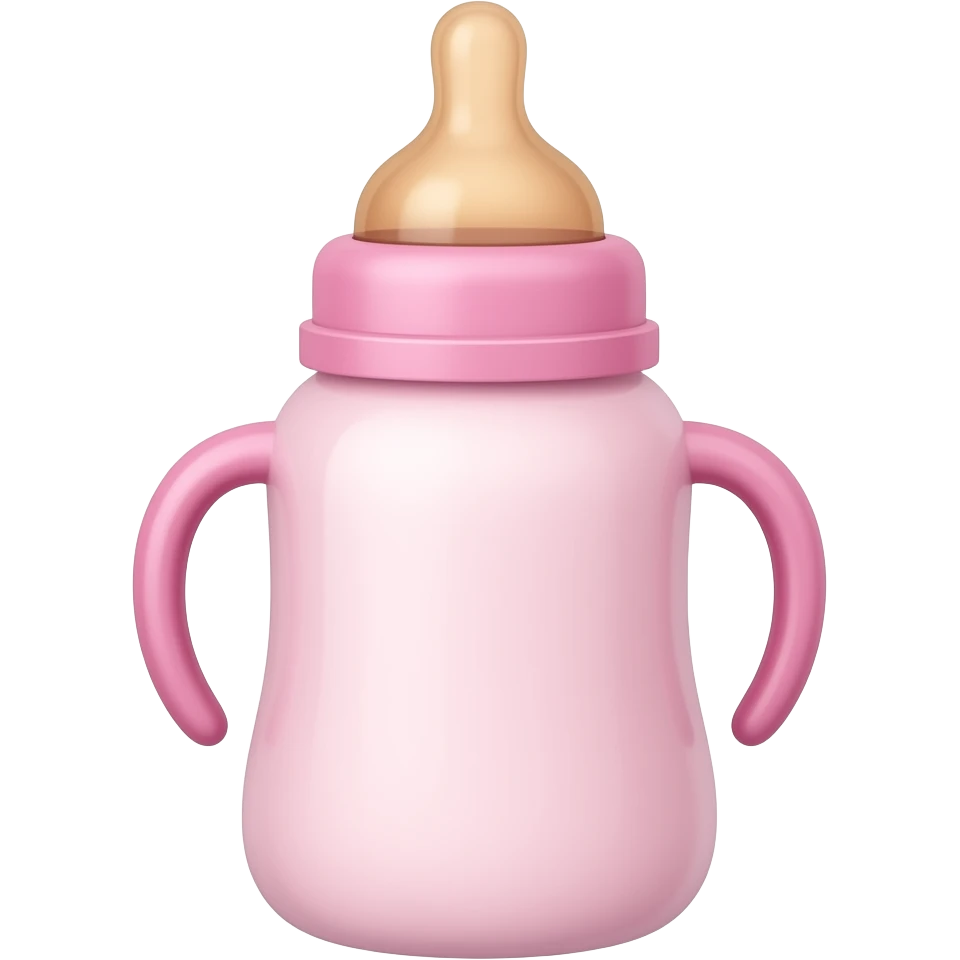 pink baby bottle emoji