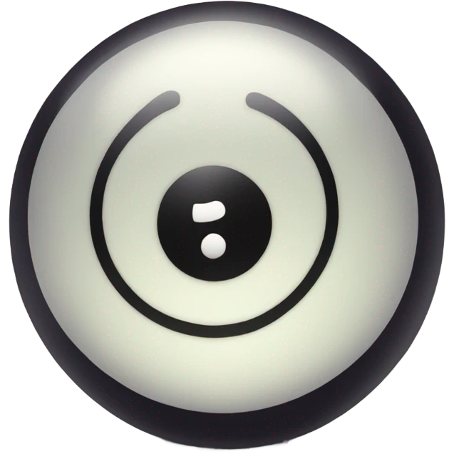 Magic eight ball emoji