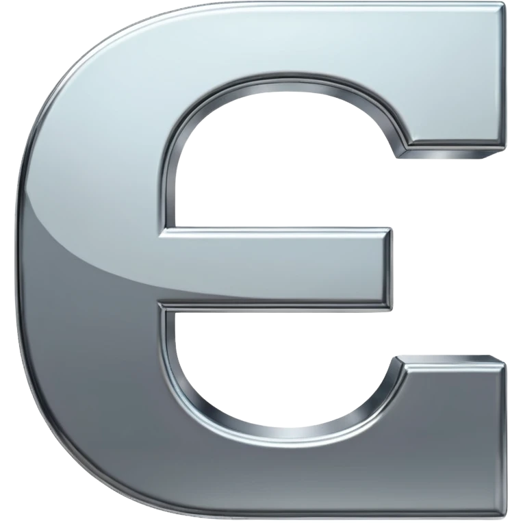 the letter G split in half emoji