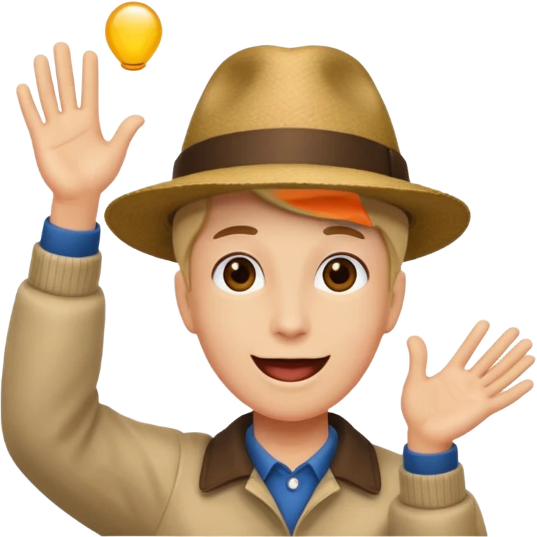 corso terminato vittoria solo cappello in aria emoji