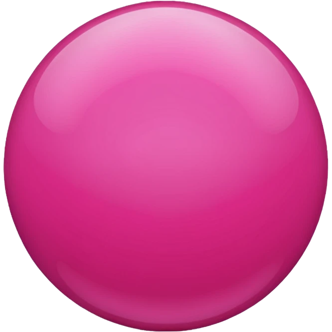 hot-pink sphere. emoji