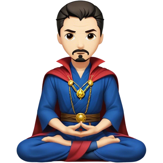 dr strange meitating like in avengers movie emoji