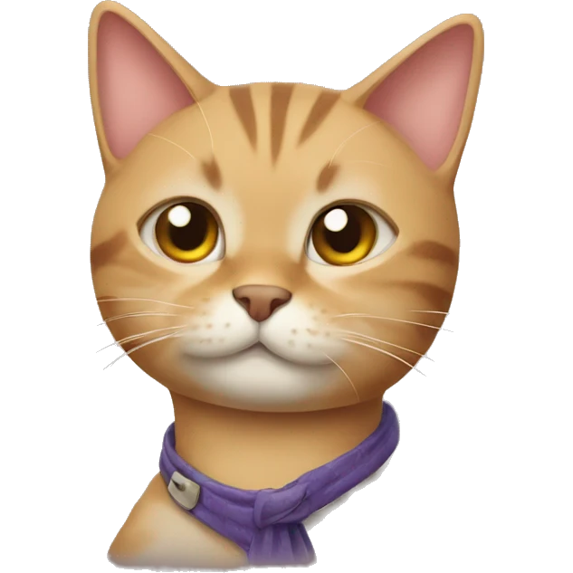 Cat with chokopie emoji