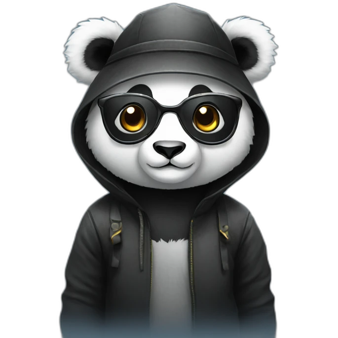 panda avec lunette emoji