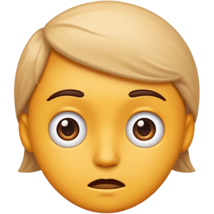 Questioning emoji expression emoji