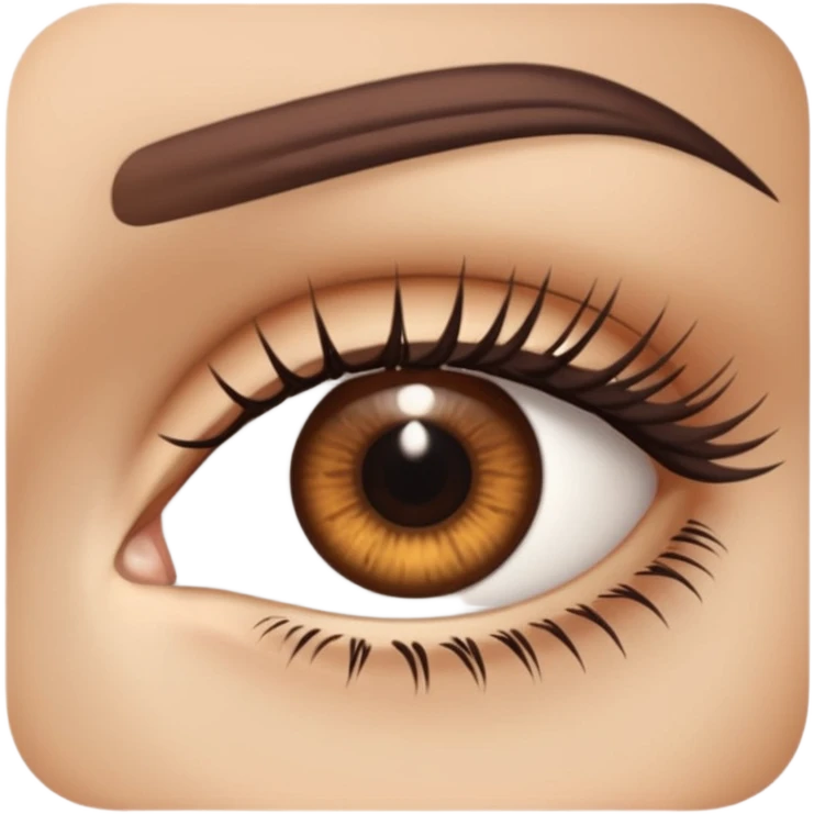 Eyes with lashes  emoji