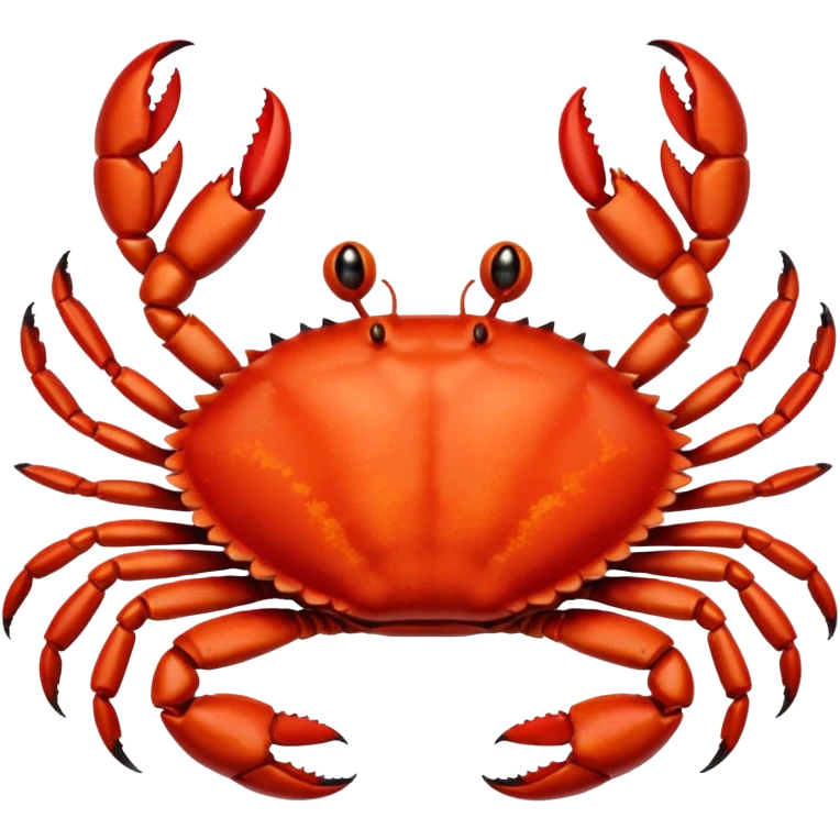 Crab in the fire emoji