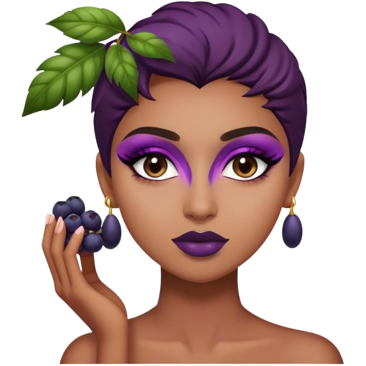 Acai berry beautiful  emoji
