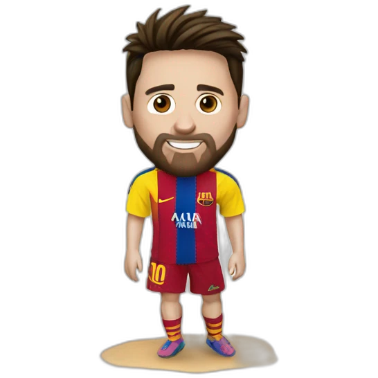 messi a la plage emoji