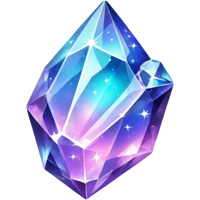 Crystal Mineral Galaxy Sparkle emoji
