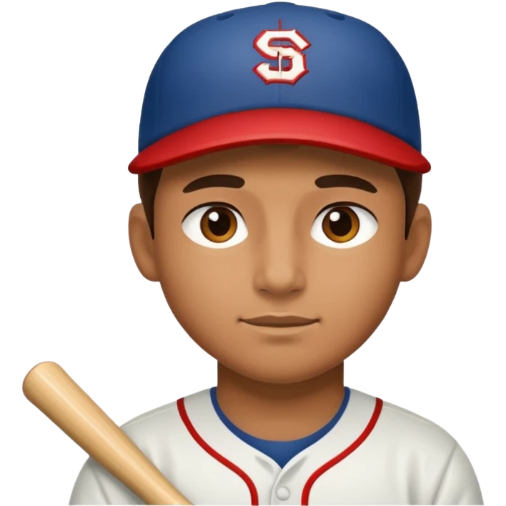 Baseball Player Center Fill emoji