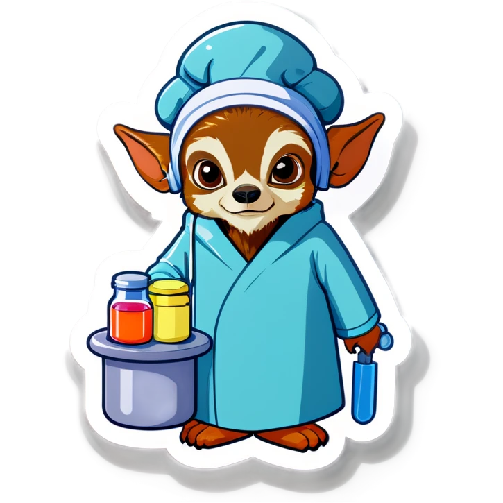Yodi in the operating room emoji