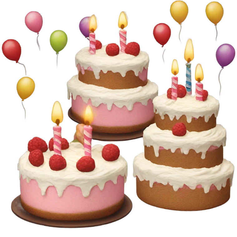 Happy Birthday cake emoji