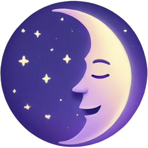 lavender moon emoji