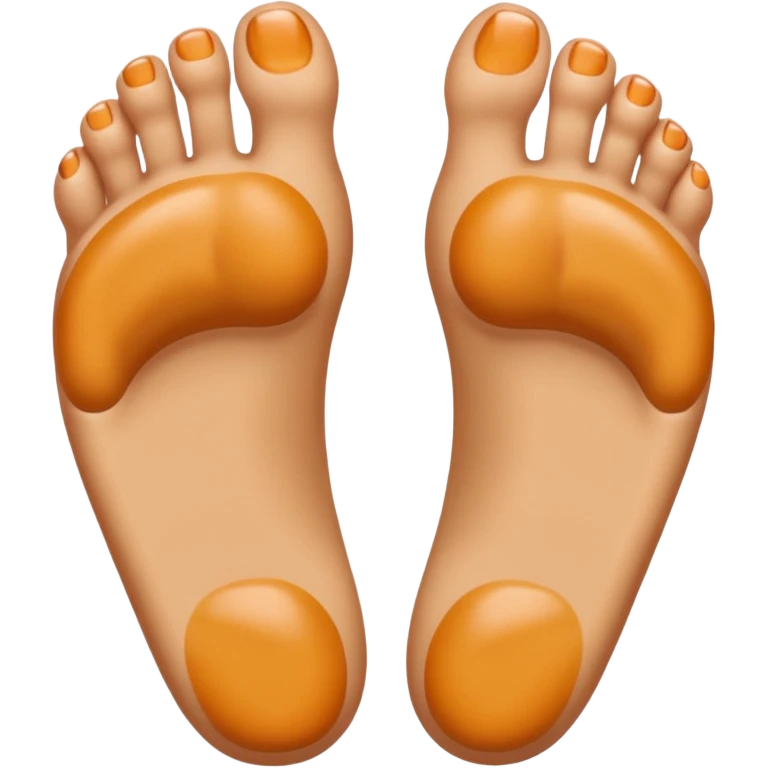 feet with a butthole  emoji