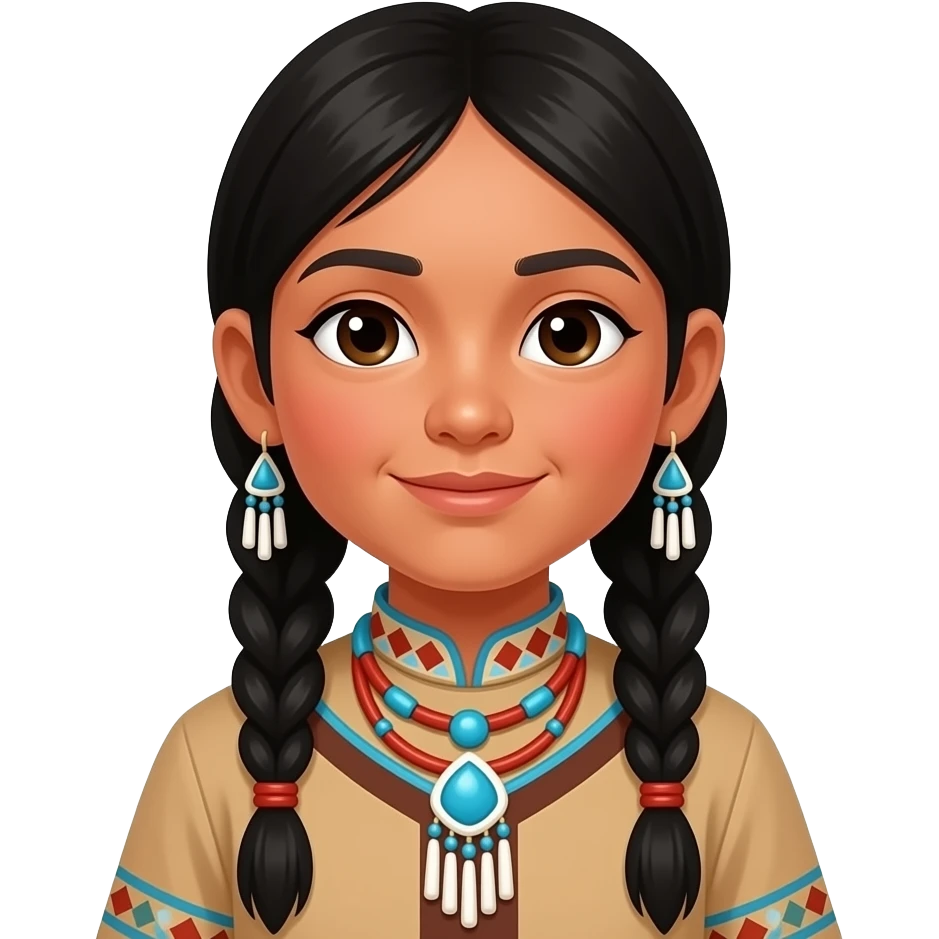 Native American children emoji