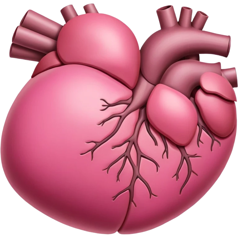 liver anatomically correct pink emoji