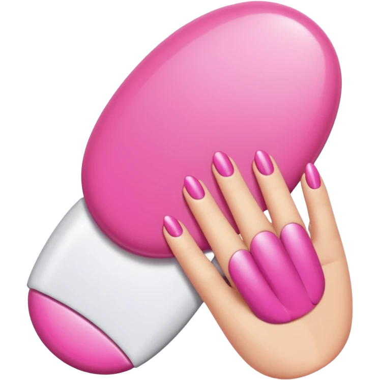 Pink manicure  emoji