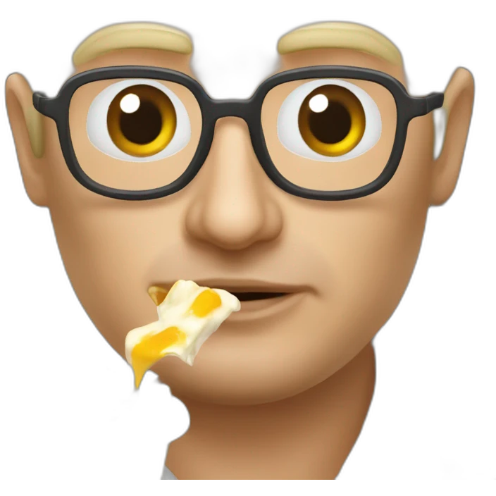 vladimir poutine en train de manger une poutine emoji