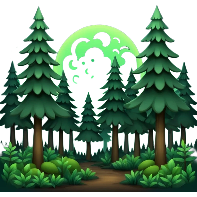 forest nigth emoji