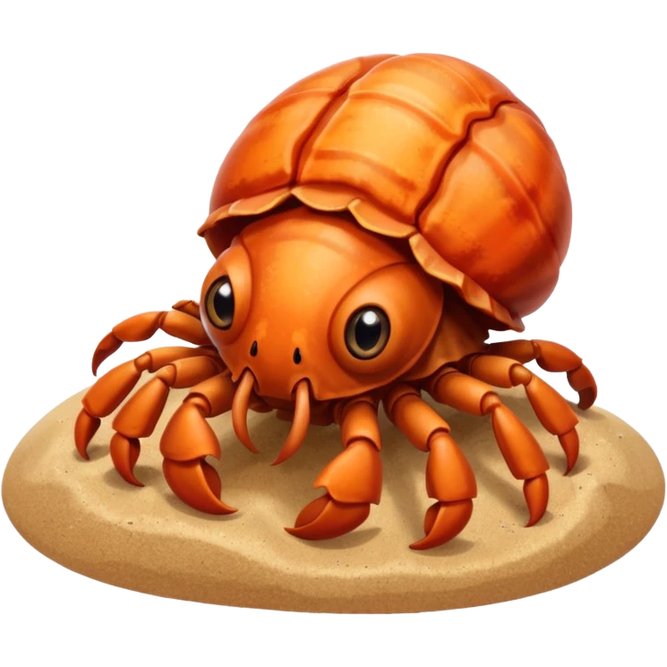 Cute Hermit crab emoji