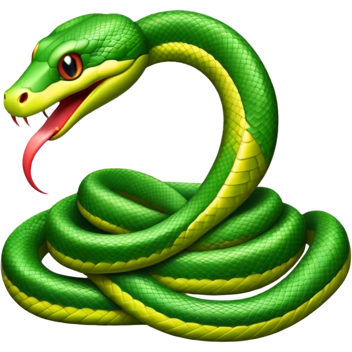 DANGEROUS LOOKING SNAKE emoji
