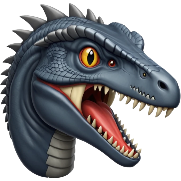 hyper realistic indoraptor emoji