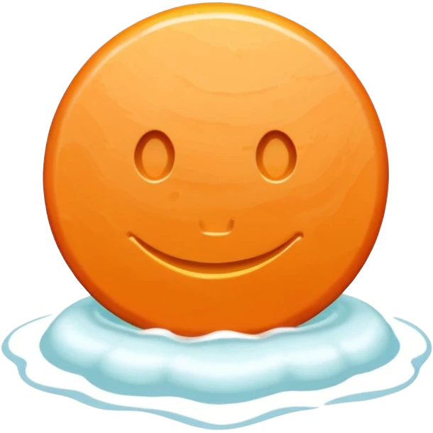 orange soap emoji