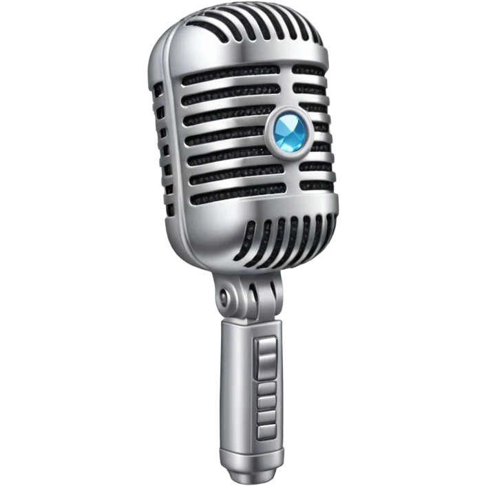 Rinestone microphone emoji