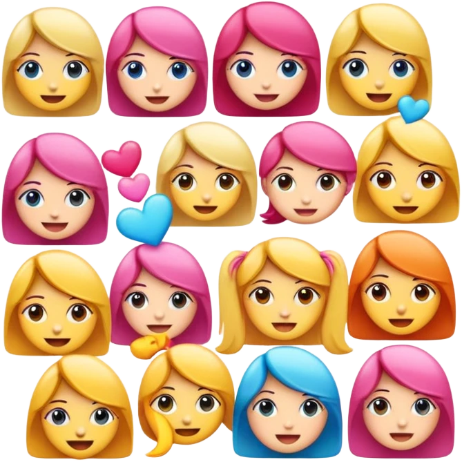 Girly emojis emoji