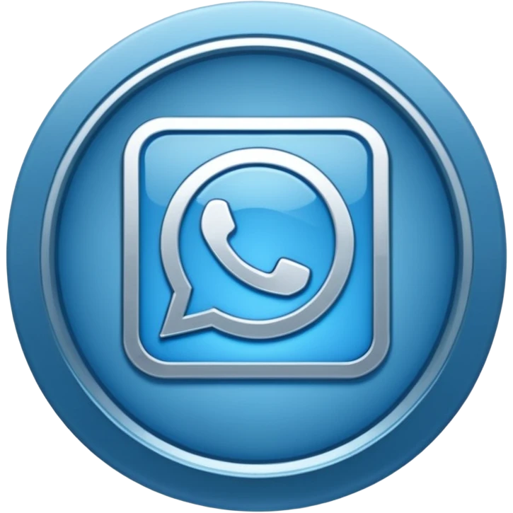 symbole de certification bleu sur whatsapp emoji