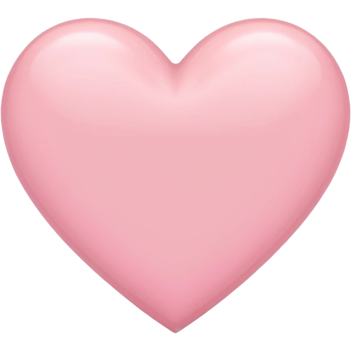 pastel pink heart emoji