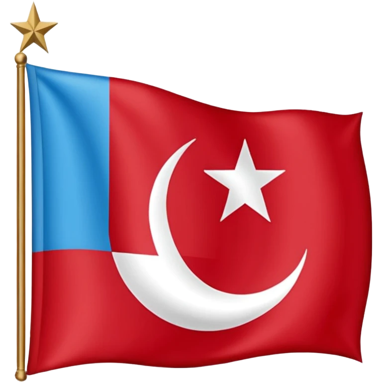 Iraqi Turkmen flag emoji  emoji