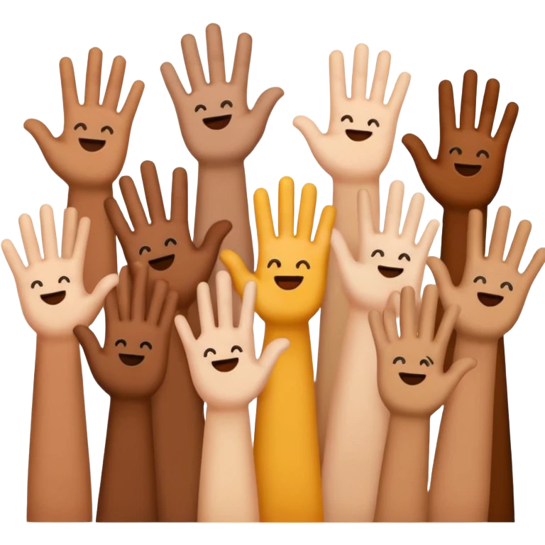 Hand Emojis of gang sings emoji