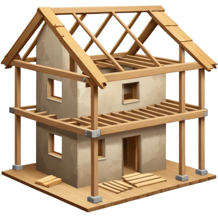 casa en construcción  emoji