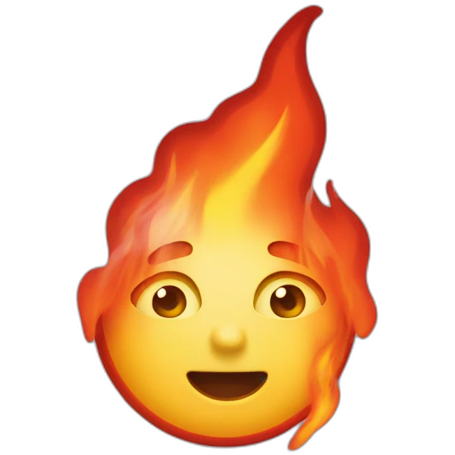 Marketing specialist on fire emoji