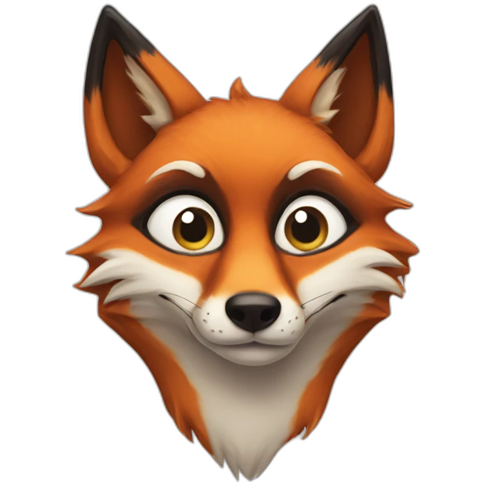one-eyed-fox emoji