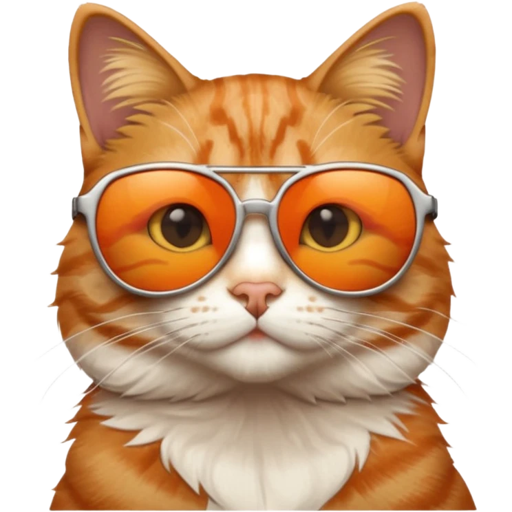 Cat wearing sunglasses emoji