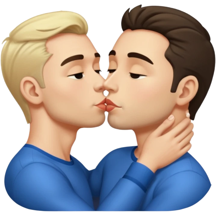 Shane Hollander and ilya rozanov kissing emoji