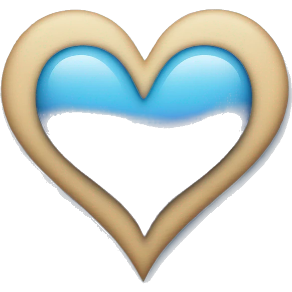 half sky blue half purple heart emoji