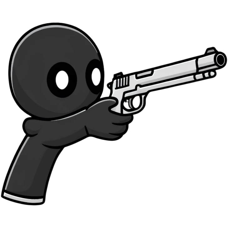 pistol with silencer emoji