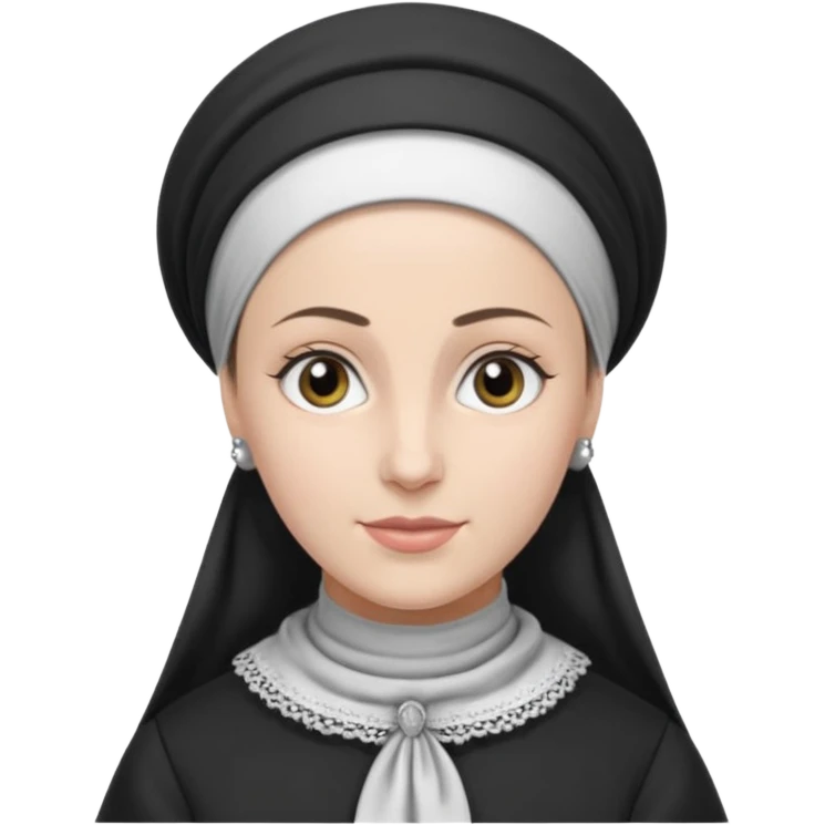 orthodox jewish woman with tichel kercheif circa. 1890 make into greyscale older emoji