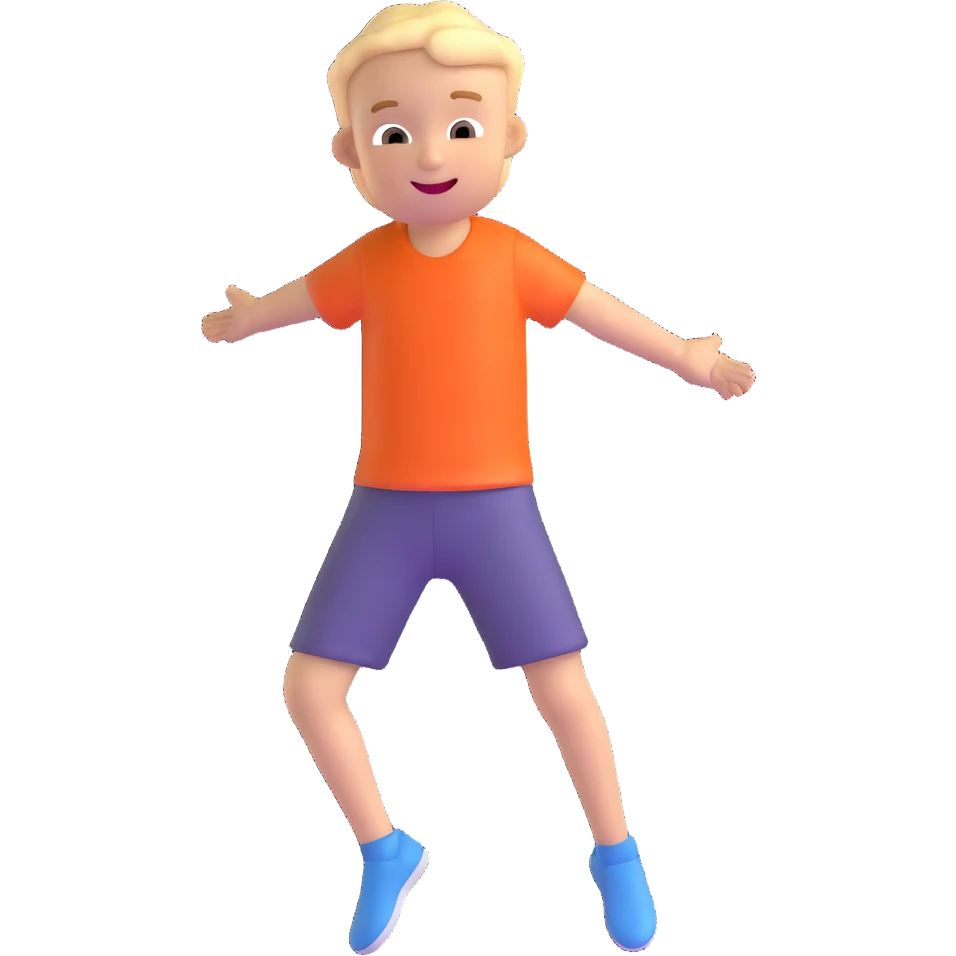 joyful young boy emoji