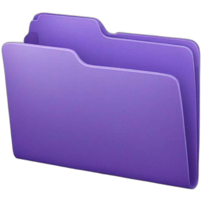 purple folder  emoji