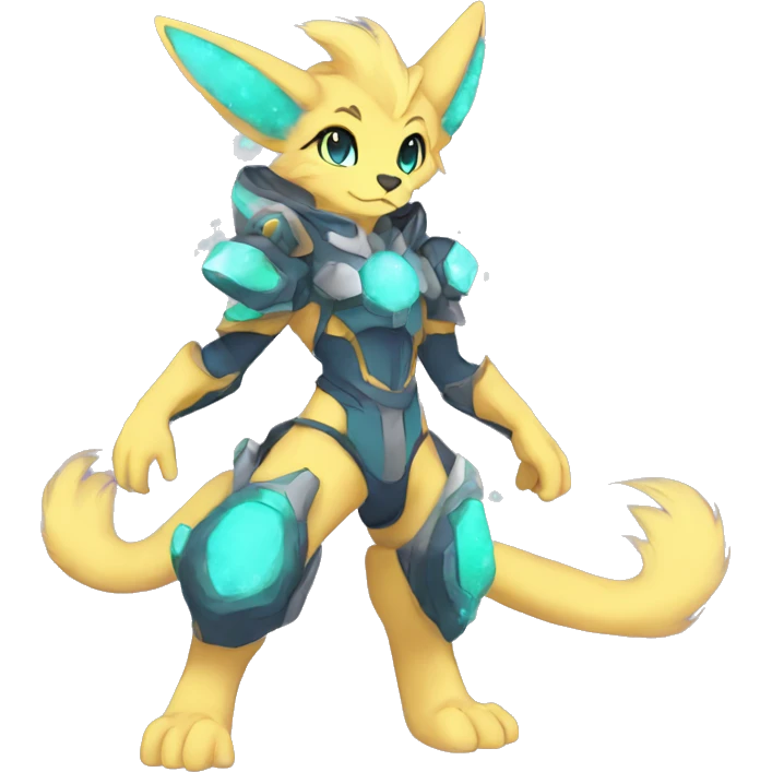 Anthro Sona Fakemon Nebula Full Body emoji