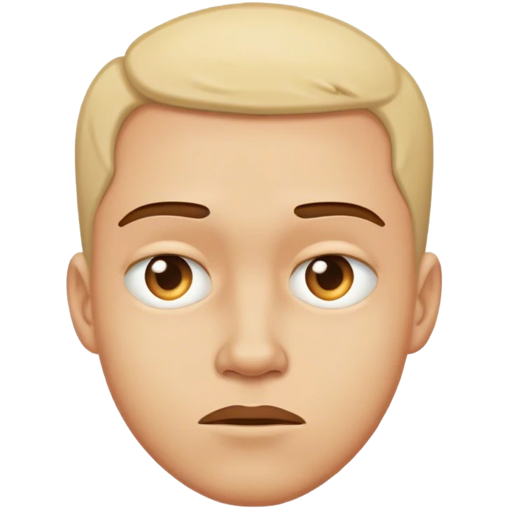Man looking sarcastically  emoji