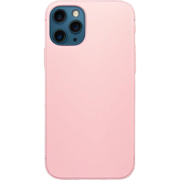 Haz el iPhone 12 color rosa pastel  emoji