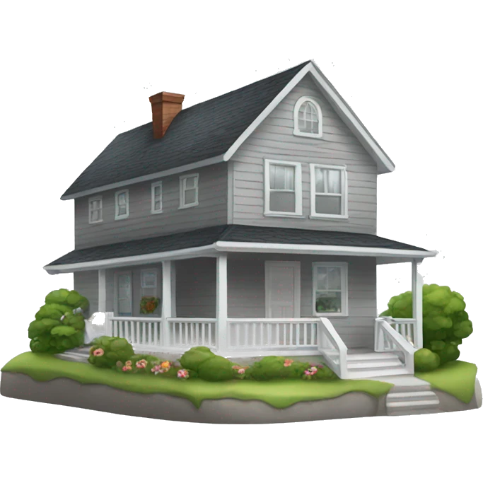 grey East coast summer home emoji