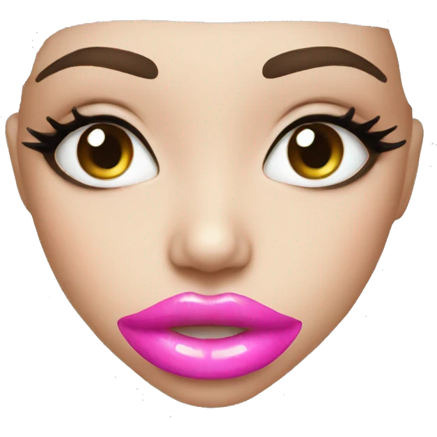 pink lips emoji